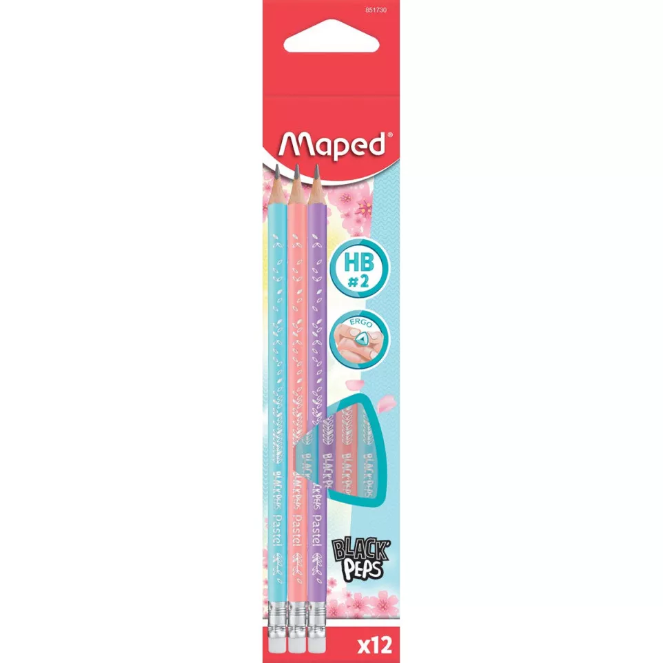 Maped crayon Black'Peps Pastel, avec...