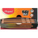Maped Black'Peps HB Pencil Without Eraser Cardboard Display Box of 100 Pieces