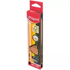 Maped Black'Peps 2B Graphite Pencil Without Eraser