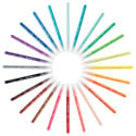 BIC Kids Kid Colour Felt Tip Pens Pack of 12