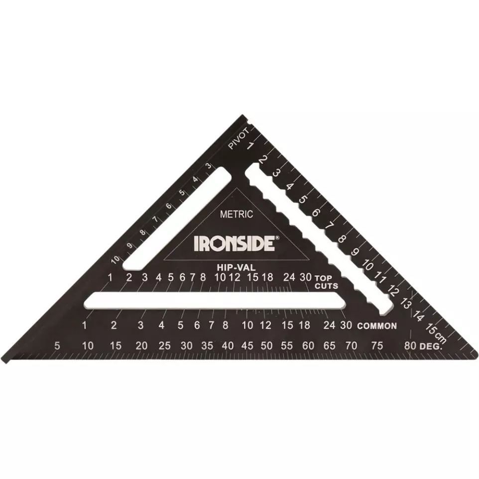Équerre rapporteur ironside 180x180mm...