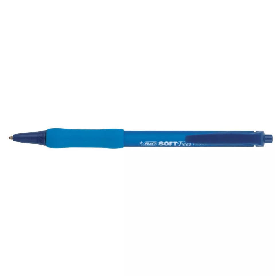 Bic balpen Soft Feel Clic Grip blauw