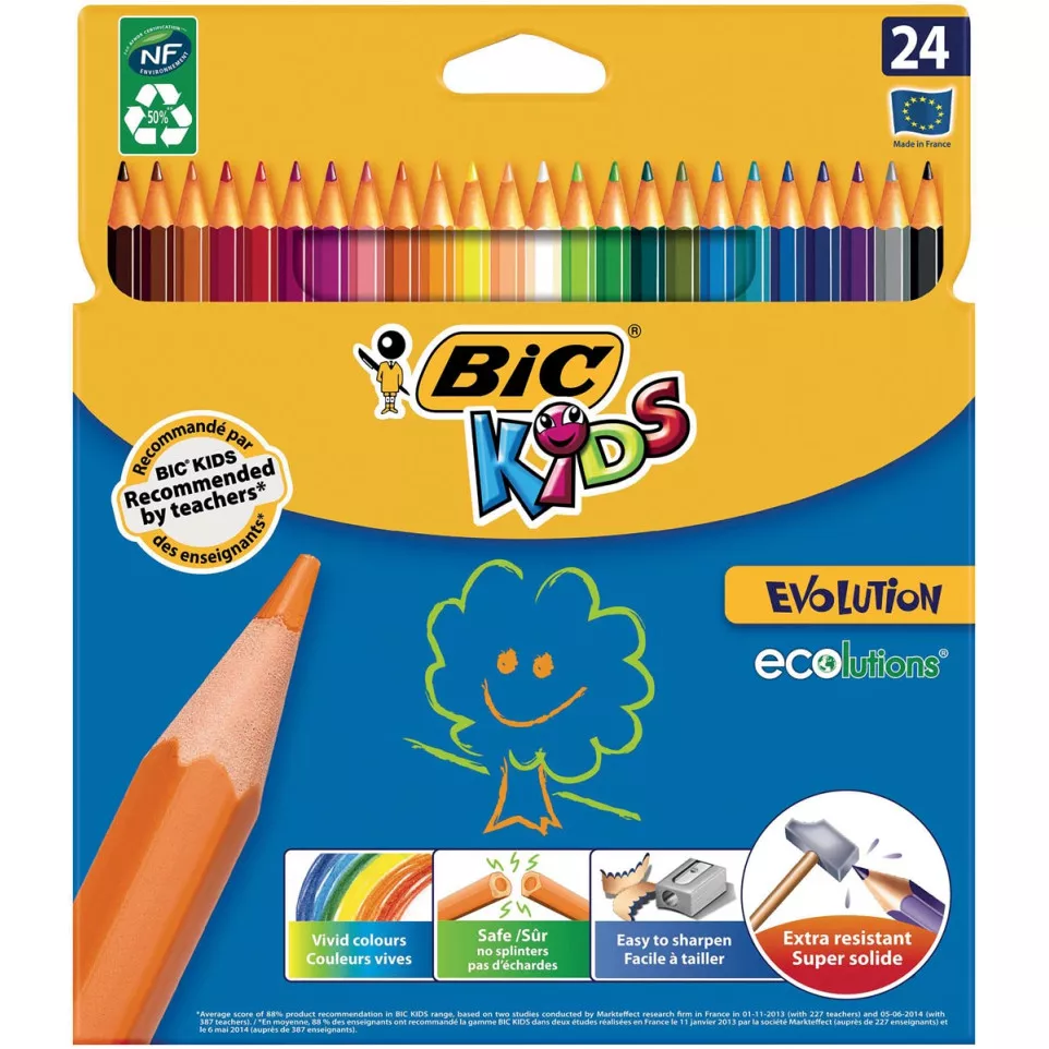 Bic Kids crayon de couleur Ecolutions...