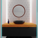 Profil Led CERLINE W ceramic  alu anodisé+cover opal / 3m