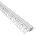 Profil Led DEOLINE Z architectural alu anodisé+cover opal / 3m