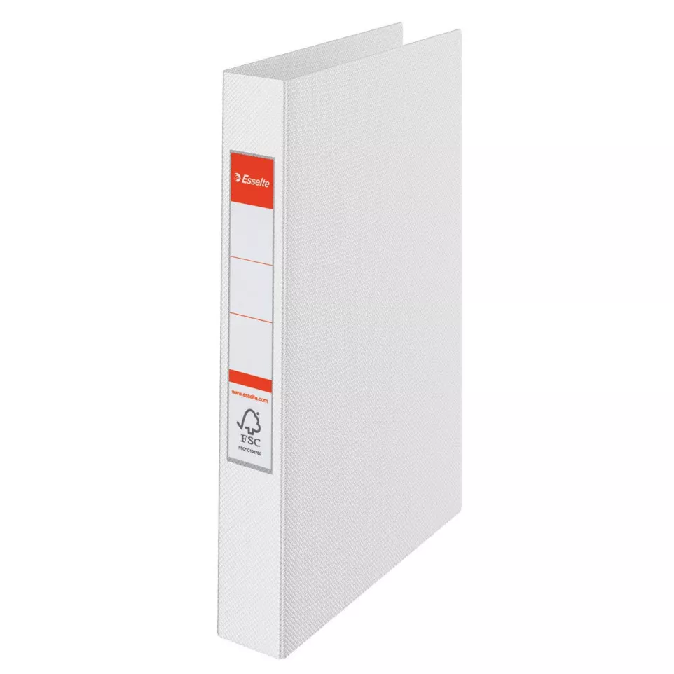 Esselte ringmap Vivida wit, 2 ringen