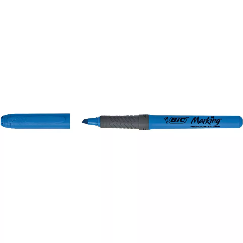 Bic surligneur Highlighter Grip bleu,...