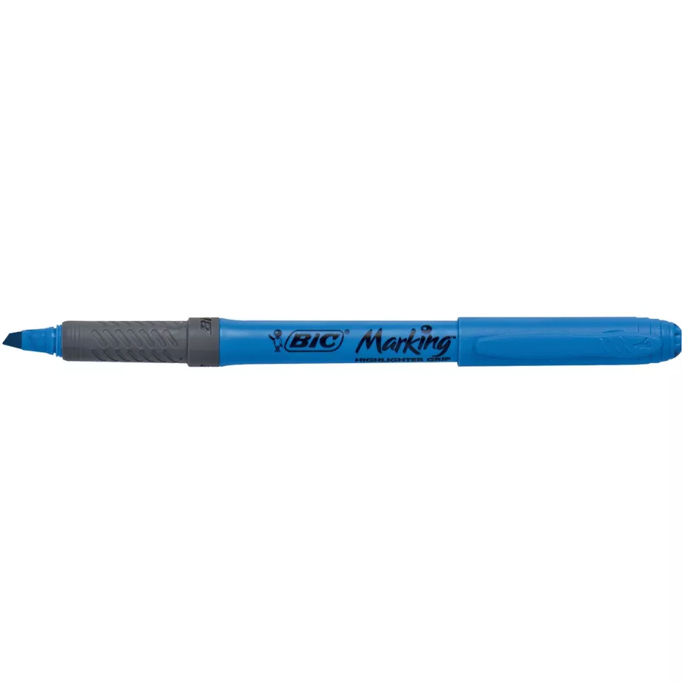 Bic surligneur Highlighter Grip bleu,...