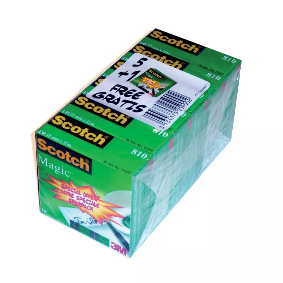 Scotch plakband Magic  Tape ft 19 mm...