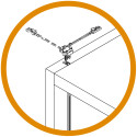Voeding Top X s 1 Ledlink's 36W recht zwart / pce