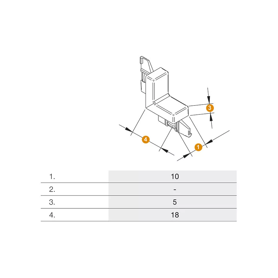 Connecteur d'angle X s 1 Ledlink's...