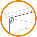 Hoekconnector X s 1 Ledlink's zwart / pce