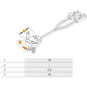 Ledlink Top X S 1 LED Power Supply 60W Right White per piece