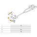 Ledlink Top X S 1 LED Power Supply 60W Right White per piece