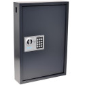 Armoire à clés, pour 50 porte-clés, ft 10 x 40 x 55 cm, noir