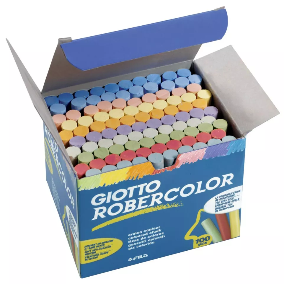 Giotto craie Robercolor, couleurs...