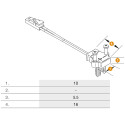 Alimentation Top X s 1 Ledlink's 36W gauche blanc / pce