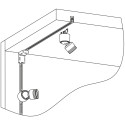Mini Warm White LED Spot Ledlink 12V 1.5W Stainless Steel per Piece