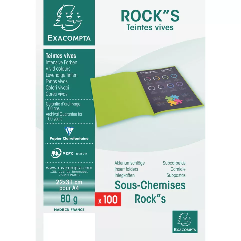 Exacompta Rock's 80 Cardboard File...