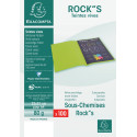 Exacompta Rock's 80 dossiermap, ft 22 x 31 cm, pak van 100, grijs