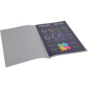 Exacompta Rock's 80 Cardboard File Folder 22 x 31 cm Pack of 100 Grey