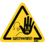 Waarschuwingssticker, houd...