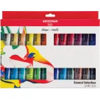 Amsterdam peinture acylique tube de 20 ml, étui de 24 pièces