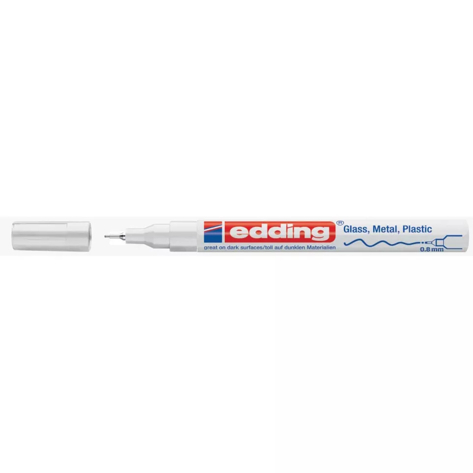 Edding glanslakmarker e-780 CR wit