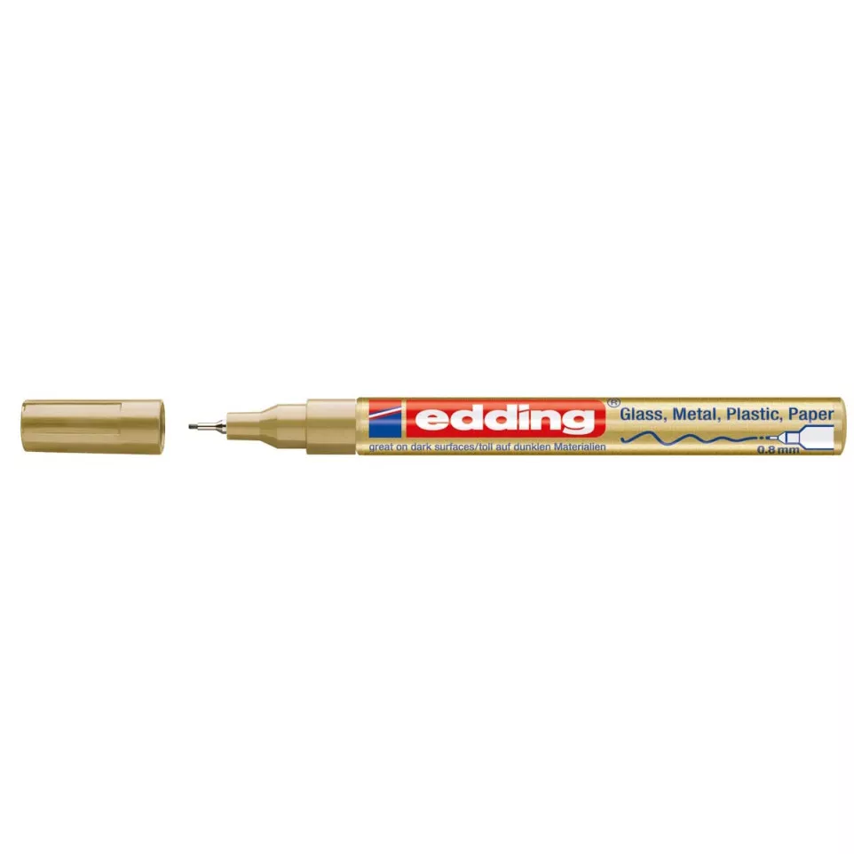 Edding glanslakmarker e-780 CR goud