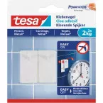 Tesa clou adhésive pour carrelage et métal, supporte 2 kg, bilster de 2 pièces