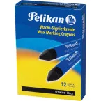 Pelikan Wax Marking Crayon 772 Black Box of 12 Pieces