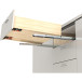 Pair of Magic Move Full-Extension Soft Close Undermount Drawer Slides 600mm 40kg with Clips per piece