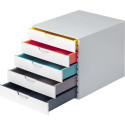 Durable Ladeblok Varicolor, 5 laden, wit meubel