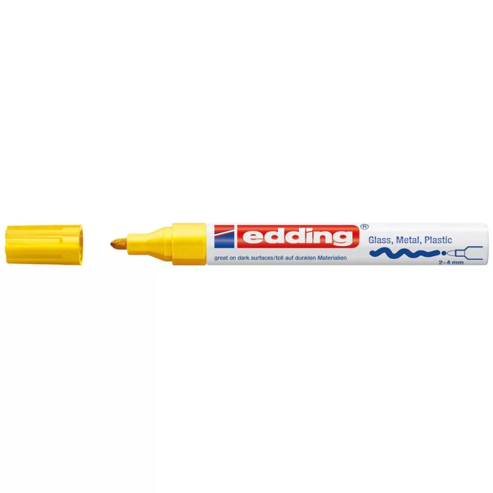 Edding glanslakmarker e-750 CR geel