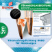 Joint de rénovation pour porte intérieure "Petite maison" EV0680 blanc / 5m