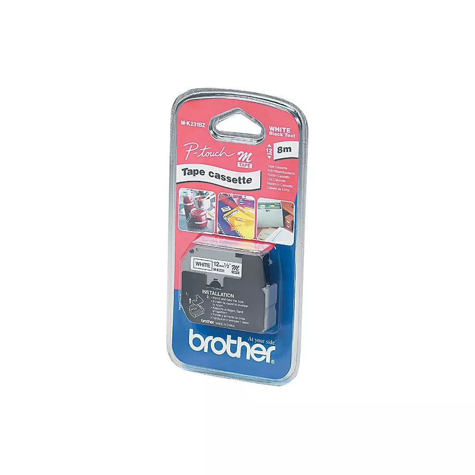 Brother M ruban pour P-Touch 12 mm,...