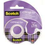 Scotch GiftWrap Satin Finish Tape 19 mm x 15 m Blister Pack