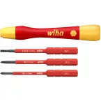 Set van 4 Wiha PicoFinish slimVario precisieschroevendraaiers / pce
