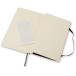 Moleskine carnet de notes, ft 13 x 21 cm, uni, couverture flexible, 192 pages, noir