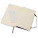 Moleskine carnet de notes, ft 13 x 21 cm, uni, couverture flexible, 192 pages, noir