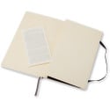 Moleskine carnet de notes, ft 9 x 14 cm, uni, couverture flexible, 192 pages, noir