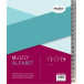 Multo intercalaires en plastique, pour ft A5, 17 trous, couleurs assorties