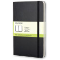 Moleskine Notebook 13 x 21 cm Plain Hardcover 240 Pages Black