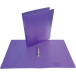 Alpha A4 Polypropylene 2-Ring Binder 25 mm Transparent Purple