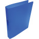 Alpha 2-Ring Binder, A4 Size, Polypropylene, 25 mm Rings, Transparent Blue