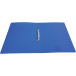 Alpha ringmap, voor ft A4, uit PP, 2 ringen van 25 mm, transparant blauw