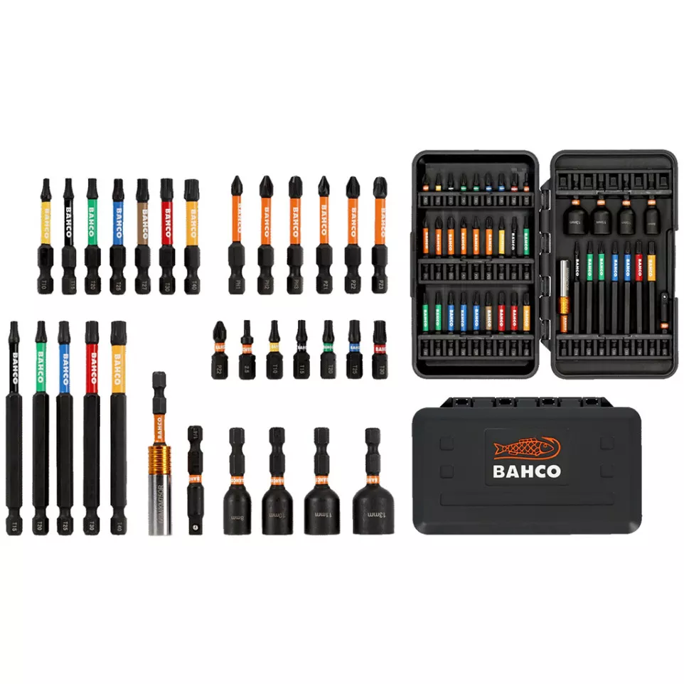Bahco 40 Piece Impact Shock and...