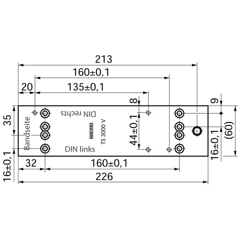 GEZE TS 3000 Door Closer Mounting...