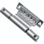 Eurotec 3D Hinge Ø16mm 122mm Pin 13mm Matte Chrome / pc