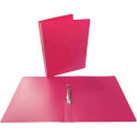 Alpha ringmap, voor ft A4, uit PP, 2 ringen van 25 mm, roze